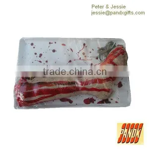 HALLOWEEN LATEX BLOODY PROPS WITH DISHWARE thumbnail-1