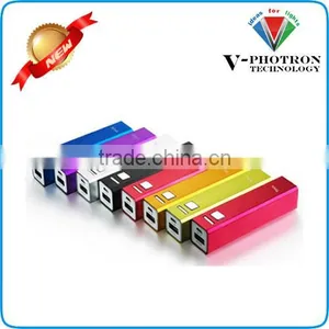 Lipstick Portable Mobile Power Bank With 2600mah and Metal Casing thumbnail-3