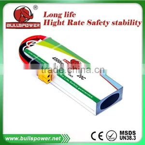 High Rate and Hifh Ppower Lithium Polymer Battery 20c11.1v 4500mah thumbnail-1