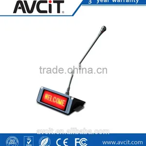 Voting and LED Display Feature Desktop Chairman/delegate Microphone thumbnail-1