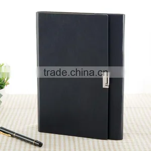 Luxury Embroider pu Leater Business Notebook With Clasp Closure thumbnail-1