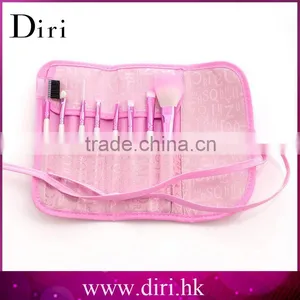 Factory Direct 8pcs Pink Makeup Brushes Professional Set With Bag thumbnail-3