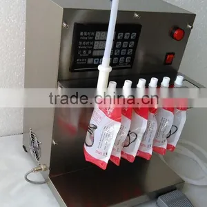 Electric Vegetable Oil, Juice Spout Pouch Filling Machine thumbnail-1