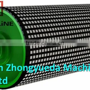 China Conveyor Belt Drive Pulley With Ceramic Rubber Casting thumbnail-1