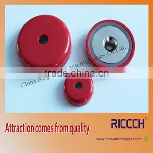 Colorful High Quality Strong Wall Mount Round Base Magnet thumbnail-4