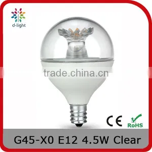 A15 350LM 4.5W EQUAL TO 30W E14 SPHERICAL CRYSTAL LIGHT FOR AMERICAN MARKET thumbnail-1