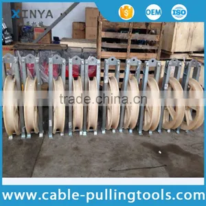 2T Single Wheel Conductor Pulley Nylon Stringing Pulley Block 660mm Diameter thumbnail-3