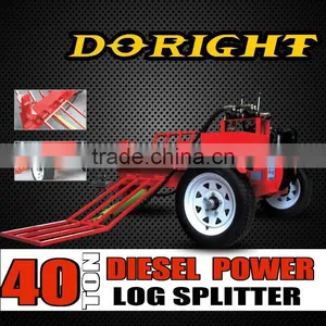 CE,EPA Approved 40 Tons Diesel Log Splitter With Log Lift thumbnail-1