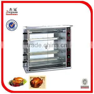 Hot Sale Stainless Steel Gas Chicken Rotisserie JGT-5P Mobile: 0086-13632272289 thumbnail-1