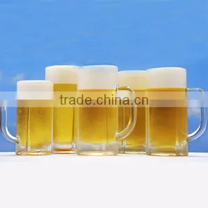 Best Selling Yujing Beer Glass Mug With Handle thumbnail-2