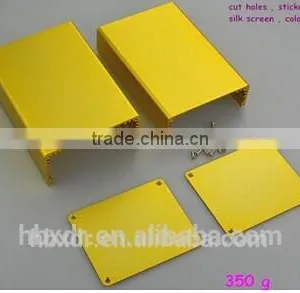 Golden Anodizing Extruded Aluminum Enclosure for Electronic Product Profiles Aluminium for Case thumbnail-1