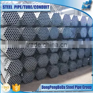 Hot Dip Zinc Coated BS Mill Price Black Galvanized Steel Pipe thumbnail-1