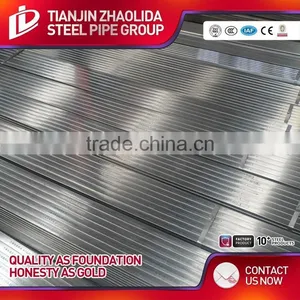 Cold Rolled Dia 10 mm - 101 mm Cold Rolled Pre Galvanized Rectangular Tube for Construction Use thumbnail-2