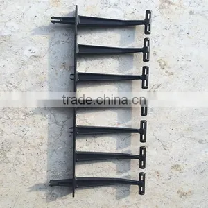 ABS Plastic Vertical Cable Management Ring With Clip Easy Installation thumbnail-3