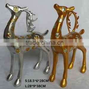 Gold /silver Polyresin Deer Handicraft thumbnail-1