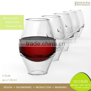 Stylish Borosilicate Glass Milkshake Cup thumbnail-1
