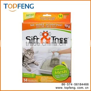 As Seen On TV Sift & Toss Mesh Litter Liners , Mesh Litter Liners thumbnail-1