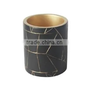Plain Cement Finish Smart Pattern Decorative Bare Concrete Planter Pots thumbnail-1
