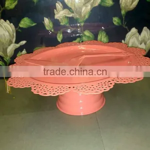 POWDER COATED METAL WEDDING CAKE STAND thumbnail-1