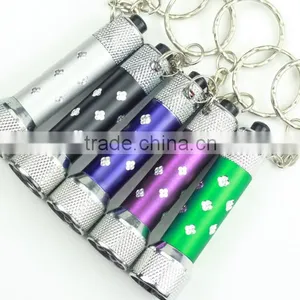 LED Flashlight Torch Zinc Alloy Keychain/Mini Outdoors Torch thumbnail-2