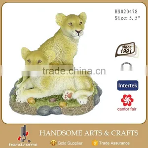 8.5*4*5.5 Inch Home and Garden Decor Resin Lively Animal Running Leopard Statue thumbnail-4