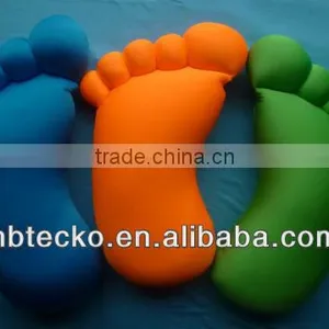 Promotion Cute Design Foot Polystyrene Bead Pillow thumbnail-1