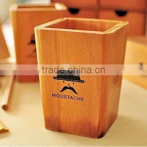 Hot Sale Wholesale Wood Pencil Box for School Kids Pencil Case thumbnail-1