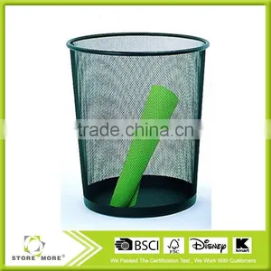 Plastic Fire Retardent Mesh Trash Can thumbnail-1