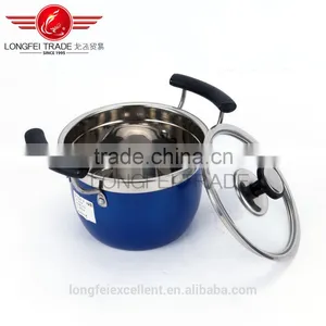 Insulation Handle Cheap Stainless Steel Cookware Pot Sets thumbnail-4