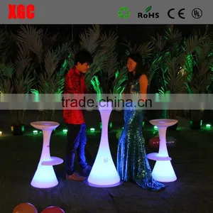 Light up Colored Plastic Wedding Rental Events Furniture With RGB Led thumbnail-1