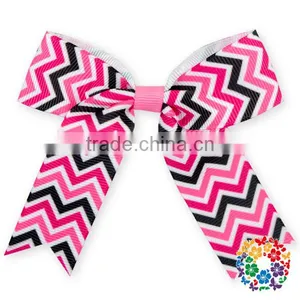 New Holiday Hair Bow With Clip Boutique Heart Print Baby Hair Accessories thumbnail-4