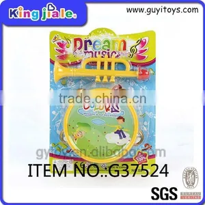 Small Plastic Toy Cheap Musical Logo Printed Tambourine thumbnail-1
