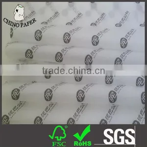 White Logo Printed on White Tissue Paper for Luxury Gift Wrapping thumbnail-3