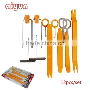 12pcs Auto Car Radio Door Clip Panel Trim Dash Audio Removal Installer Pry Tool Audio Companion thumbnail-1