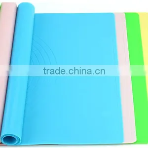 FDA Approved Non-stick Anti-slip Reusable Customized Silicone Baking Mat,table Mat,pastry Rolling Mat thumbnail-3