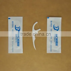 Individual Wrapped Dental Floss Pick in China thumbnail-1