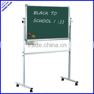 High Quality 60x90cm Mobile Green Board Stand With Wheels thumbnail-1