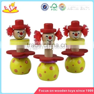 Wholesale Interesting Sound Toy Wooden Doll Rattle Lovely Kids Wooden Doll Rattle Toy W08K014 thumbnail-1