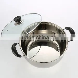 LB Tall Stainless Steel Stock Pot With Double Bottom thumbnail-2