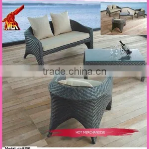 Rattan Two Seater Sofa thumbnail-1