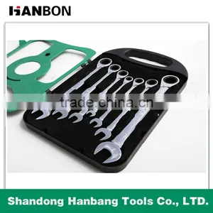 7Pcs Ratchet Combination Spanner Set thumbnail-3