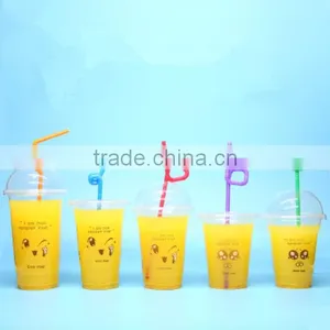 Hot Sale Disposable Plastic Cup,Juice Cup,Drinking Cup With Lid thumbnail-4