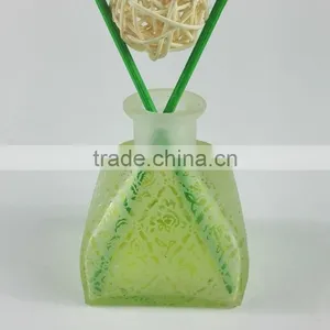 Fresh Green Yurt Glass Bottle for 50ml Reed Diffuser With Cork/glass Stopper thumbnail-1