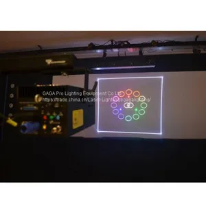 Full Color RGB 4000MW Professional Stage Show Laser Projector thumbnail-5