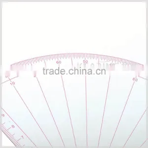 Kearing Transparent Acrylic Triangle Ruler for Sewing Multi Use Plastic Rulers#T036 thumbnail-5