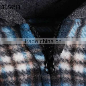 Apparel Stock Lot Good Price Men Fleece Plaids Jacket thumbnail-3