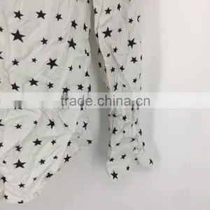 Ladies Garment Stock Lot Stars Full Print Branded Shirt thumbnail-2