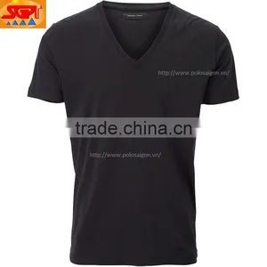 Men T Shirts, V Neck, Short Sleeve , 100% Cotton thumbnail-3