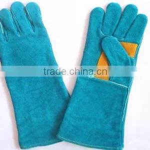 Westem Cow Leather Working Safety Gloves Good Manufacture thumbnail-1