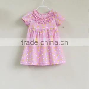 Mom and Bab 2013 Summer Baby Clothes 100% Cotton Girl Dress 2pcs Set thumbnail-1